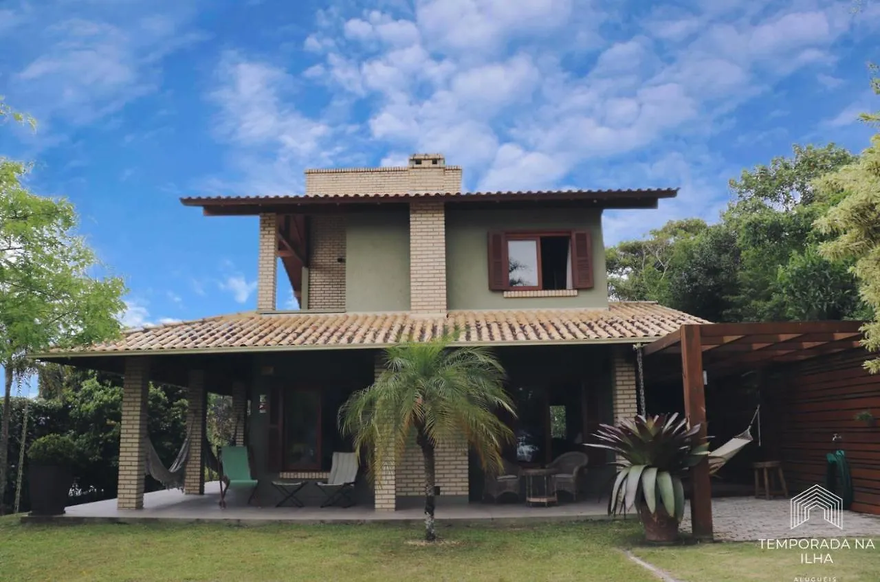 别墅 Casa De Praia No Rosa - Vista Para Lagoa De Ibiraquera 因比图巴